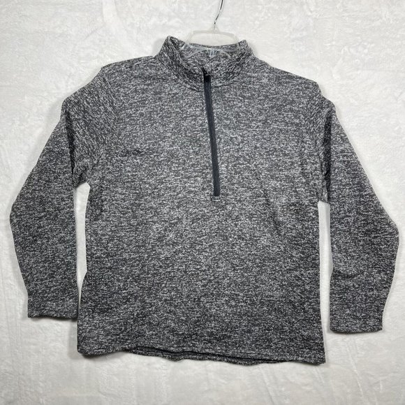 Bit and Brindle Shirt Womens‎ XL Gray 1/4 Zip Thick Henley Polyester Pullover - Picture 1 of 7